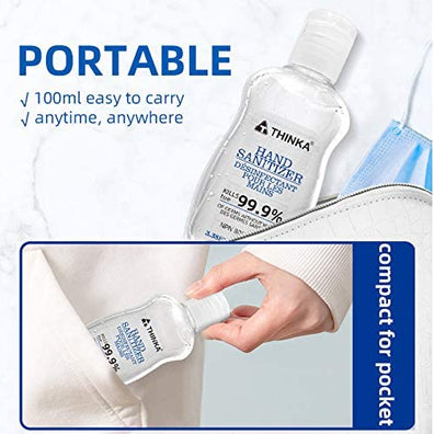 Hand Sanitizer 70% Ethyl Alcohol (100ml) - USP Grade - ASTM E2315 Lab Test Approved